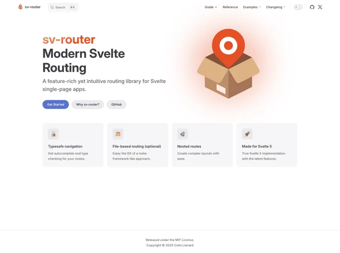 Sv Router screenshot