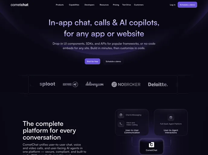 Cometchat Uikit React screenshot