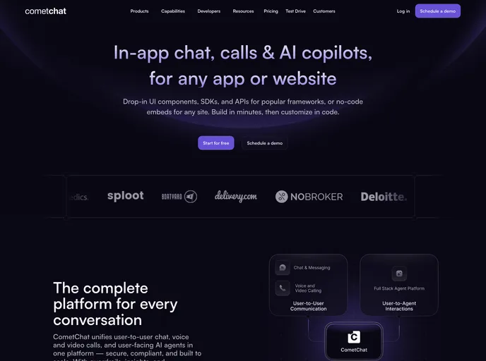 screenshot of Cometchat Uikit Android Legacy