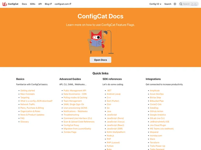screenshot of Docs