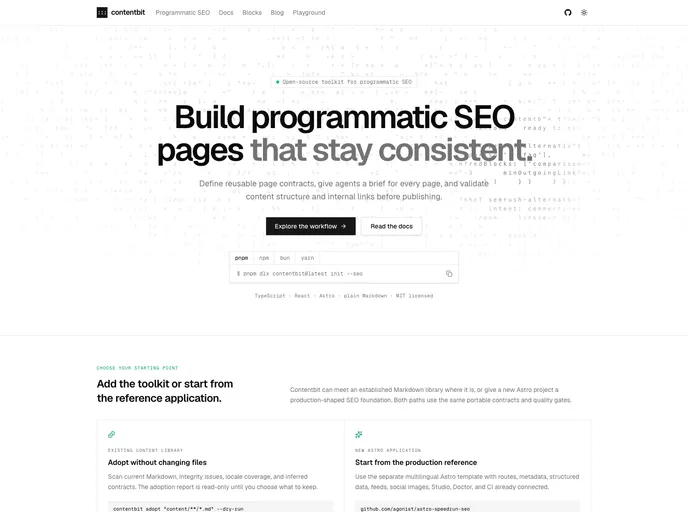 Contentbit screenshot
