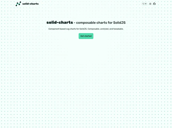 screenshot of Solid Charts