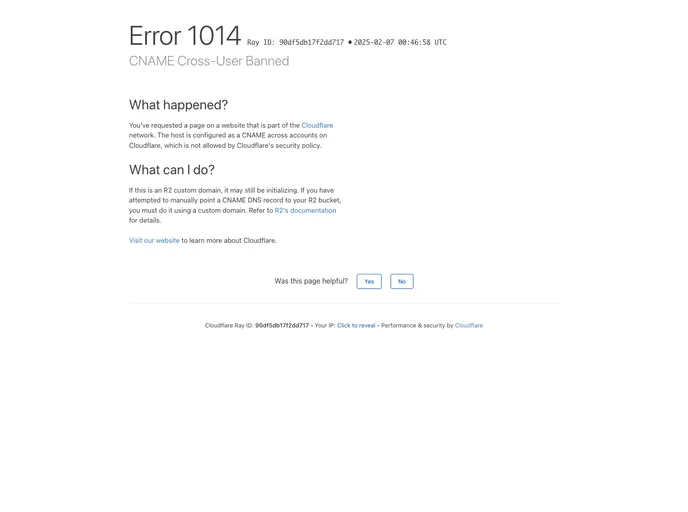 screenshot of Flask Cors
