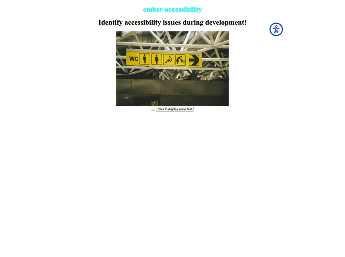 screenshot of Ember Accessibility