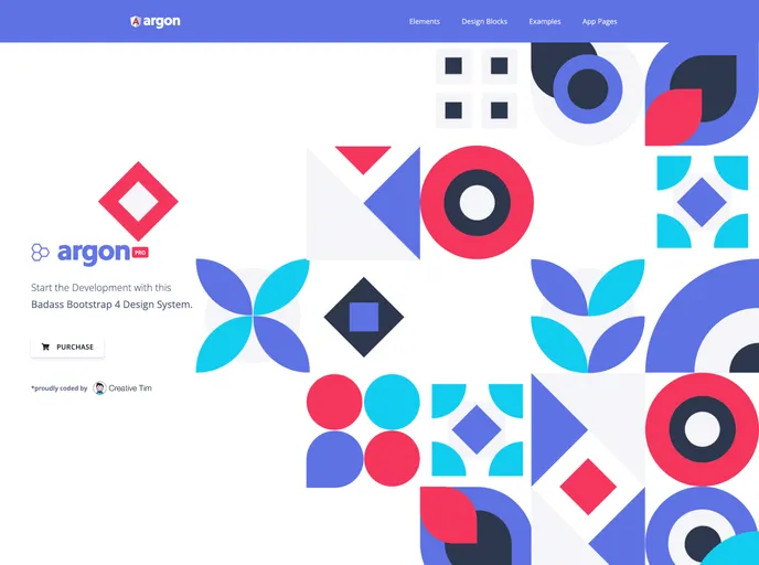 screenshot of Ct Argon Design System Pro Angular
