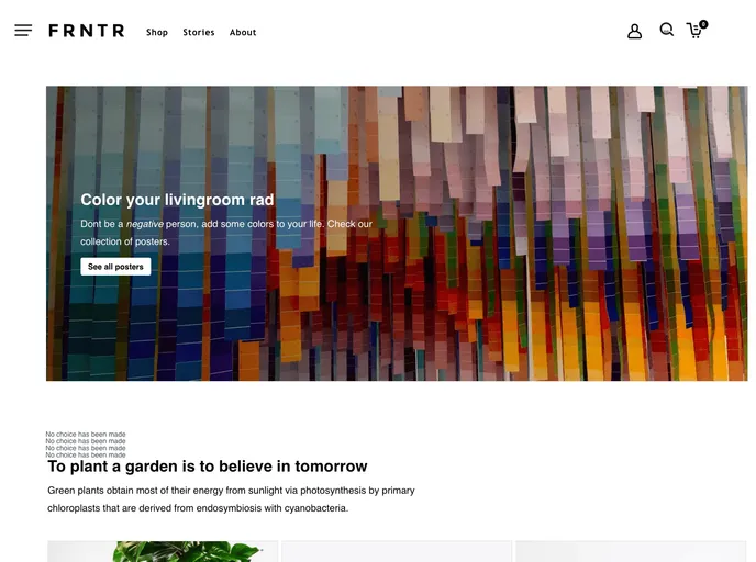 screenshot of Crystallize Gatsby Boilerplate
