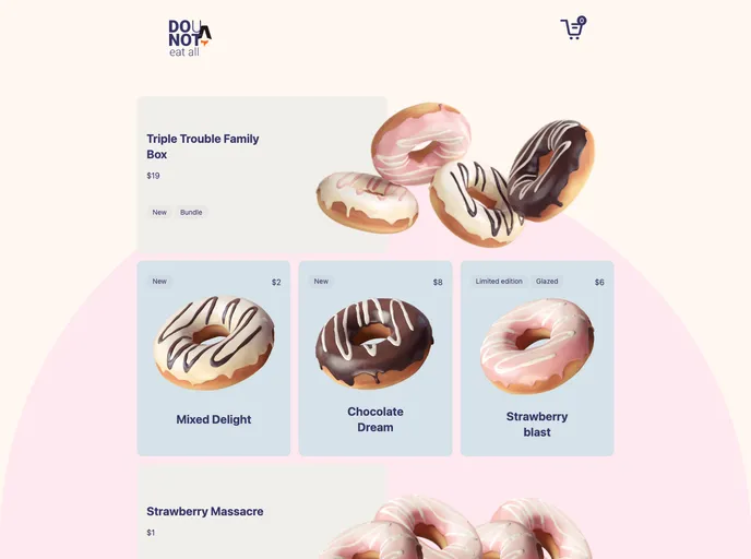 screenshot of Dounut Astro