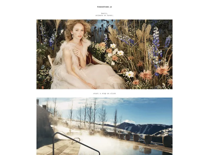 Freezeframe.js screenshot