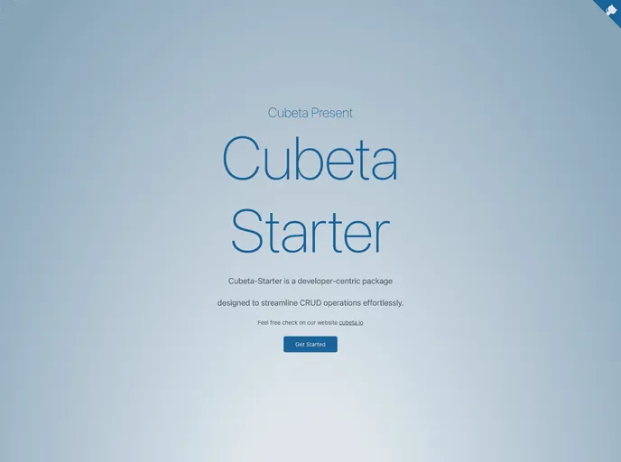 screenshot of Cubeta Starter