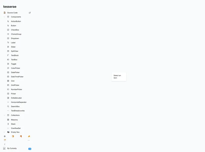 screenshot of Tesserae