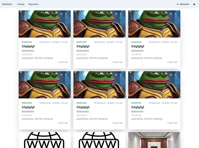 screenshot of Real_estate