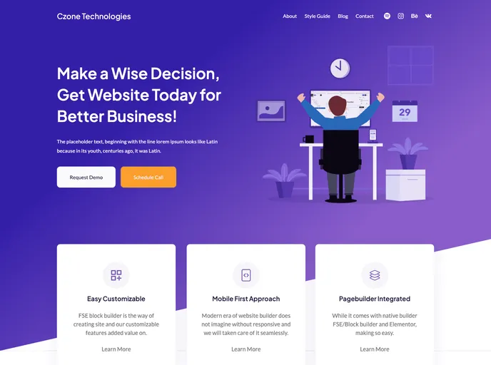 screenshot of Magento2 Theme Fresh