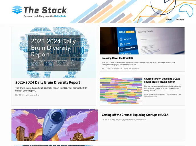 screenshot of The Stack