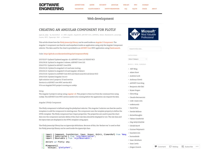 screenshot of AngularComponentPlotly