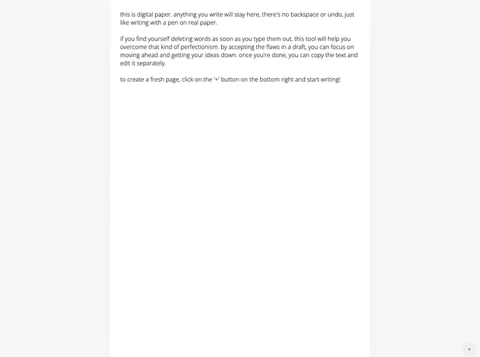 screenshot of Digital Paper