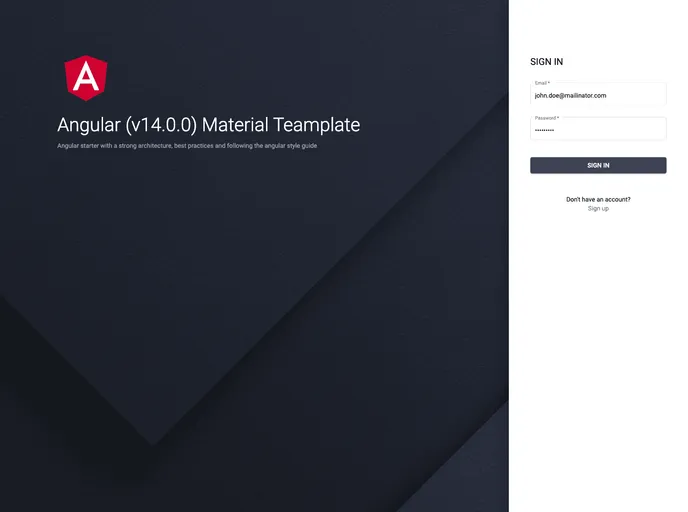 screenshot of Ngx Admin