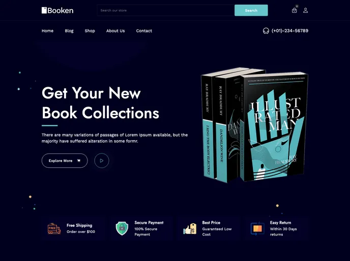 screenshot of Booken