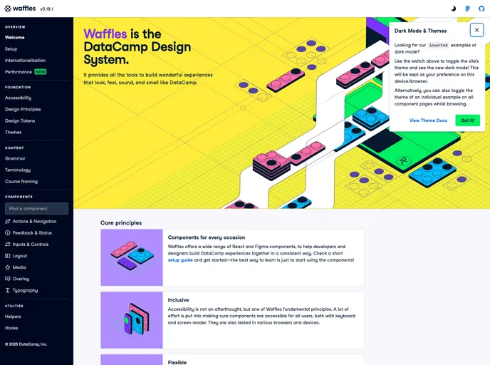 screenshot of Waffles