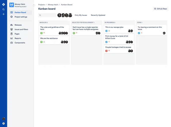 Jira_clone screenshot