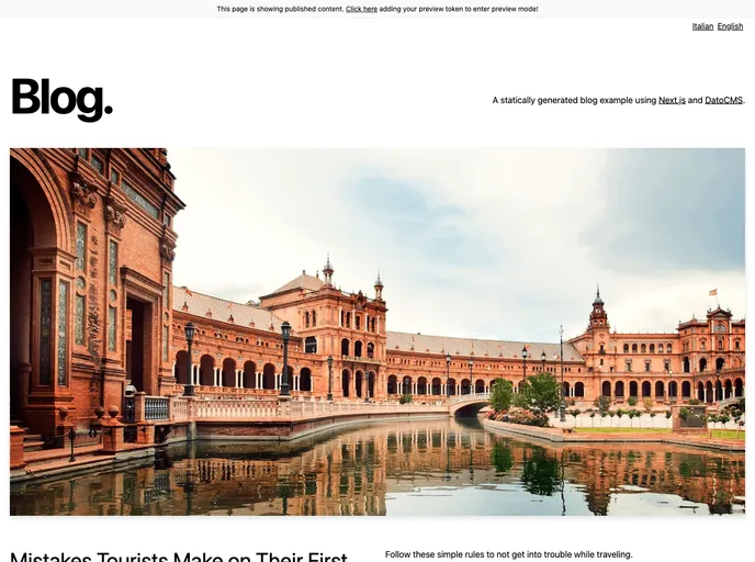 screenshot of Nextjs Demo I18n