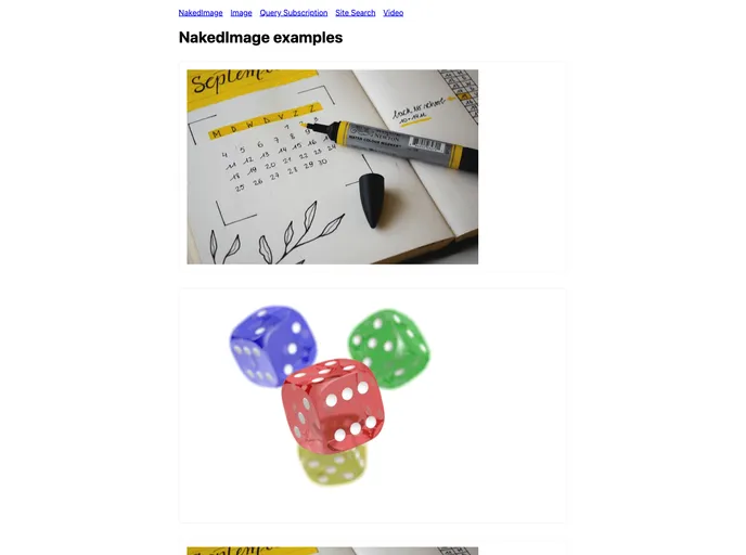 Vue Datocms screenshot