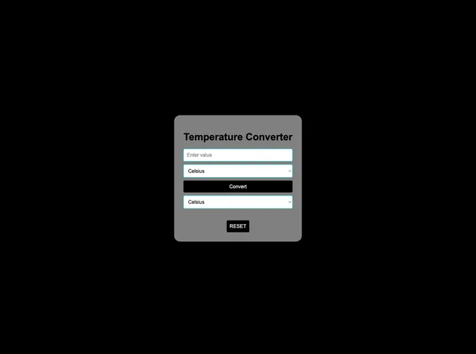 screenshot of Temperature_Convertor__Website
