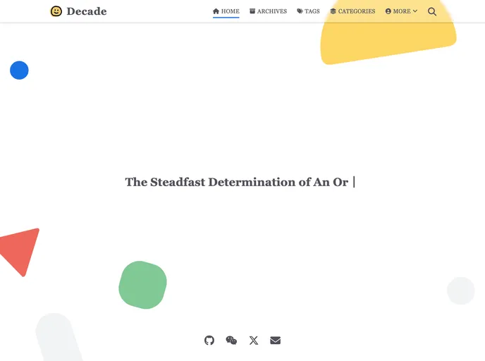 screenshot of Gridea Theme Eternal