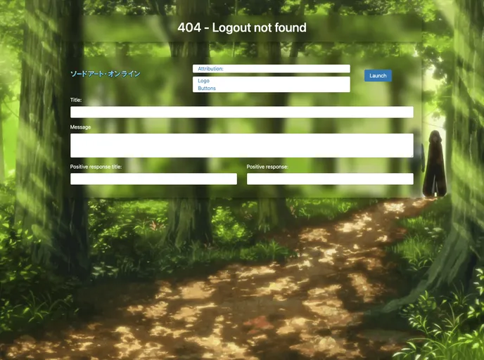 screenshot of Sao UI