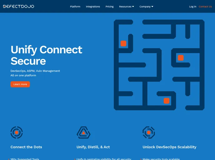 screenshot of Django DefectDojo