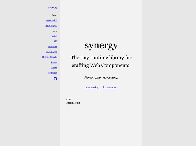 screenshot of Synergy
