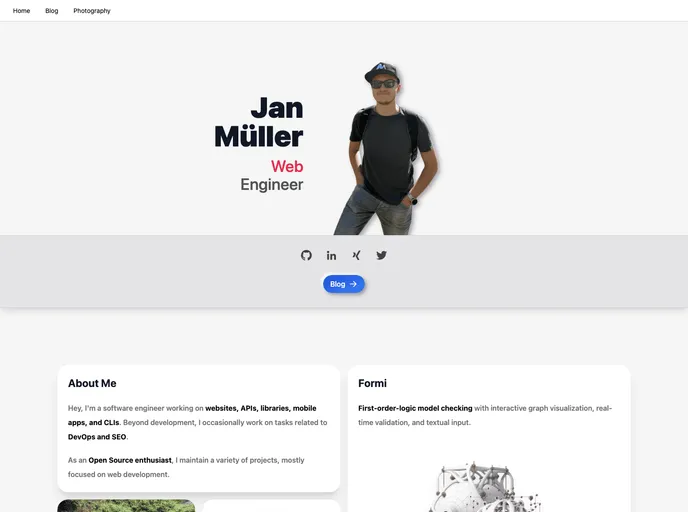 screenshot of Jan Mueller