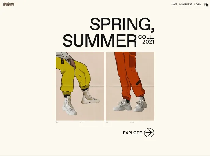 Deplace Maison Ecommerce Webapp screenshot