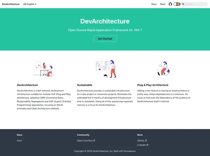 screenshot of DevArchitecture