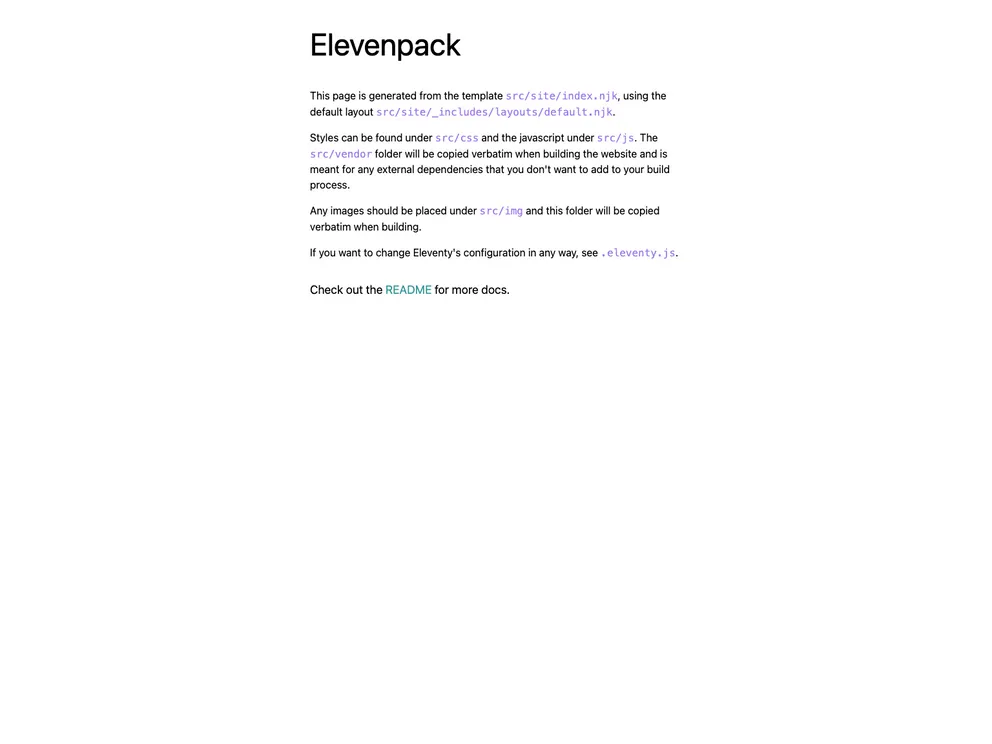 Elevenpack screenshot