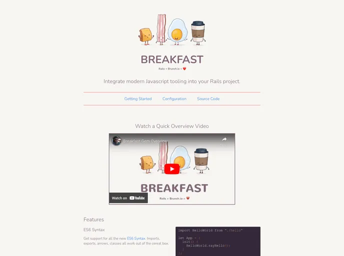 screenshot of Breakfast