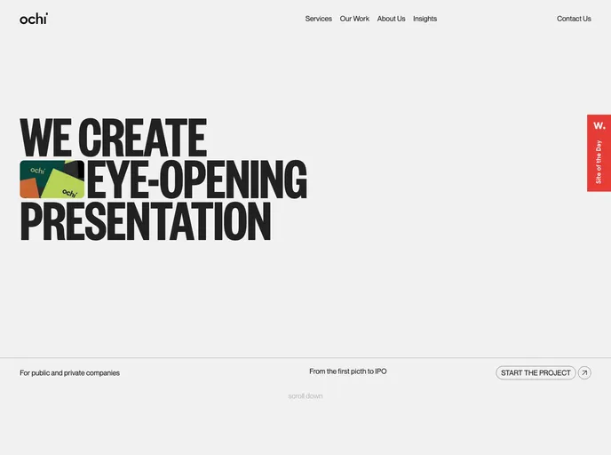 Ochi Website Clone