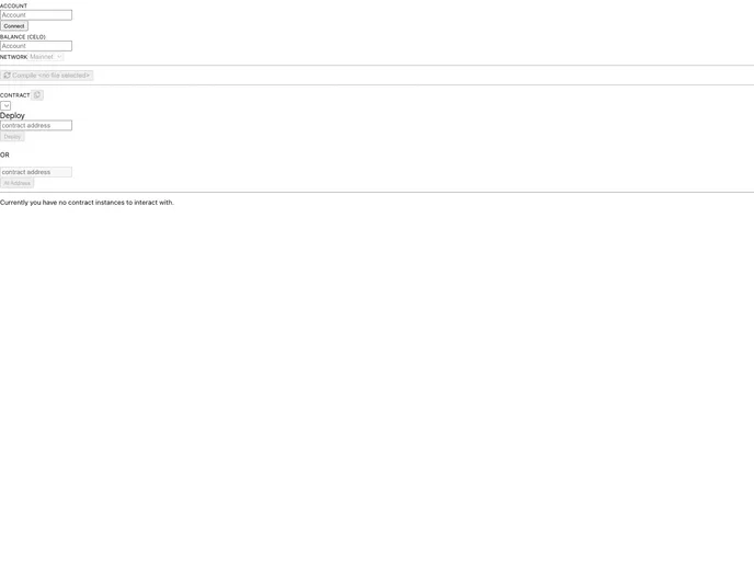 screenshot of Celo Remix Plugin