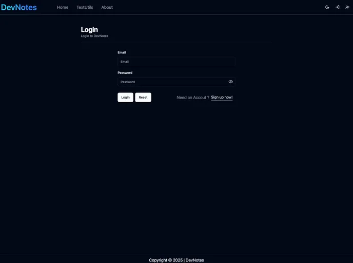 screenshot of Dev_Notes