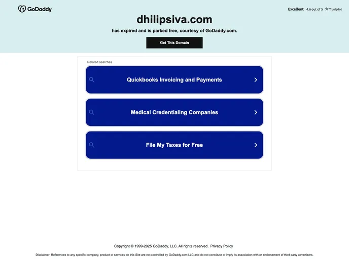 screenshot of Dhilipsiva.com