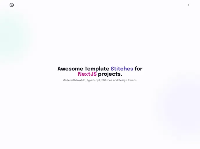 screenshot of Awesome Template Stitches