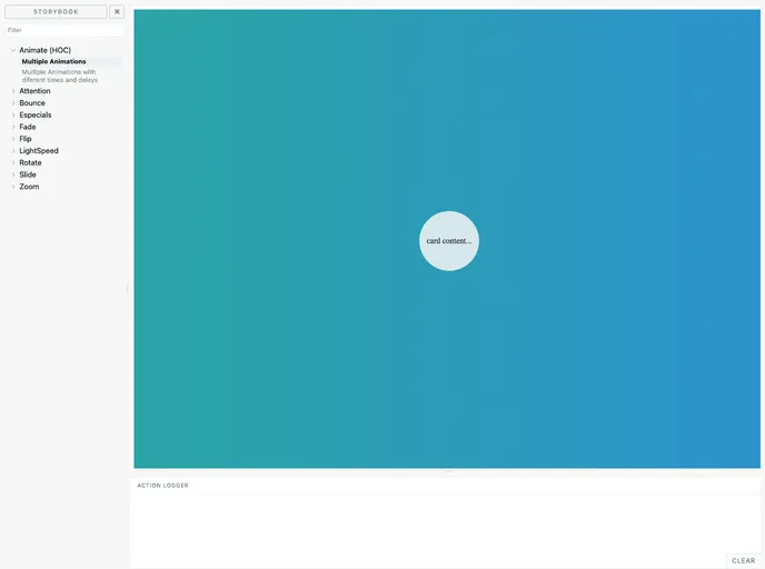 Animate Css Styled Components screenshot