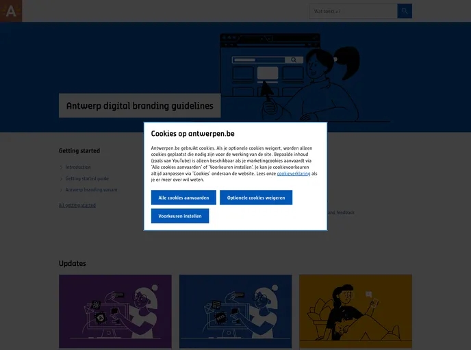 screenshot of Antwerp Ui_angular