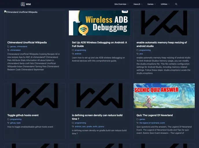 screenshot of Dimaslanjaka.github.io