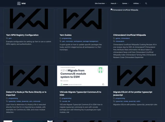 screenshot of Hexo Seo