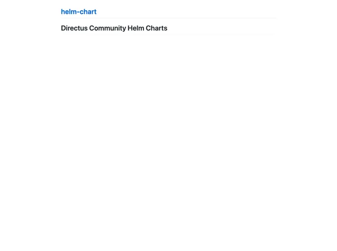 screenshot of Helm Chart
