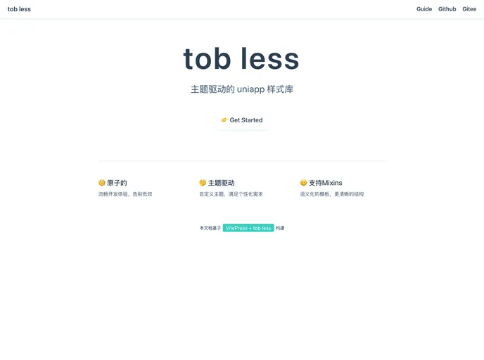 screenshot of Tob Less