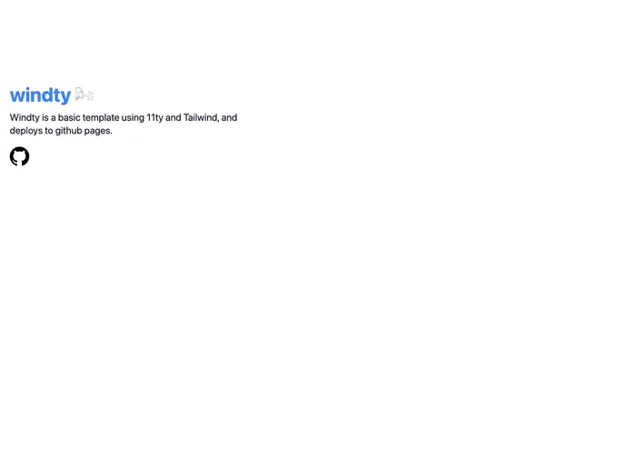 screenshot of Windty