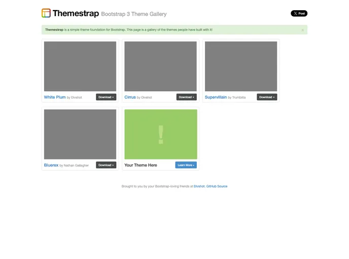 screenshot of Themestrap