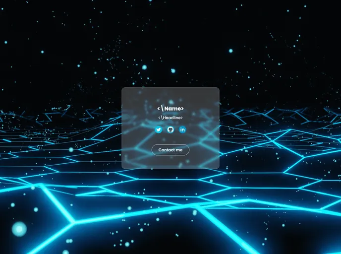 screenshot of Profile Card