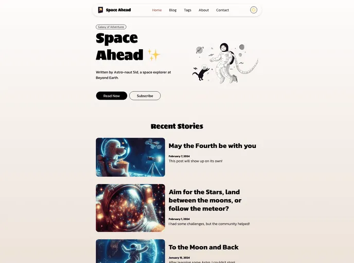Space Ahead screenshot